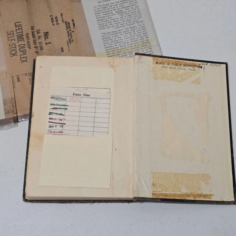 Selected Poems of Carl Sandburg Edited by Rebecca West Harcourt Brace World 1926